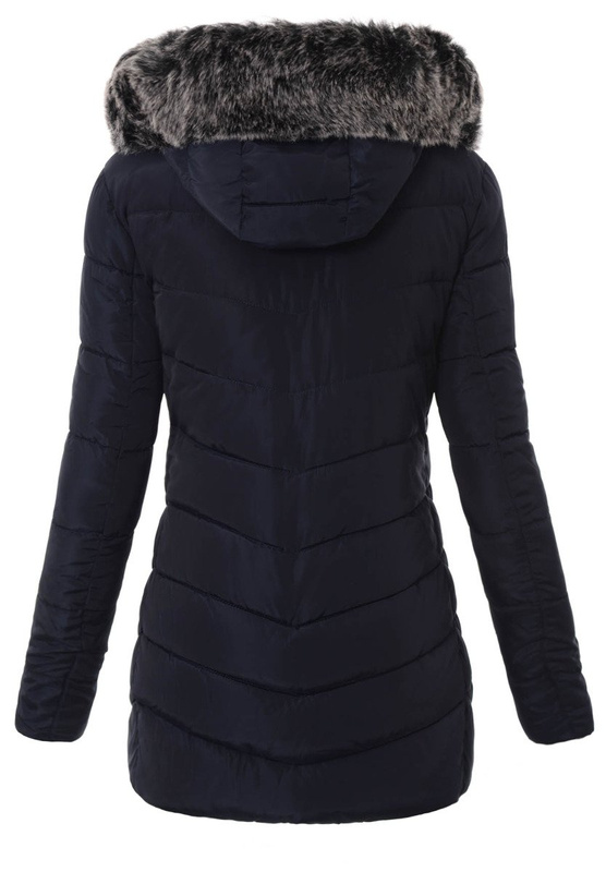 Damska Zimowa Kurtka Ortalionowa Modesta Granatowa