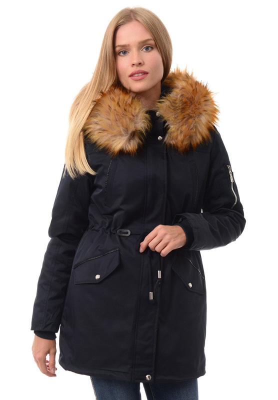 Damska Kurtka Parka 2w1 Amelia Granatowa
