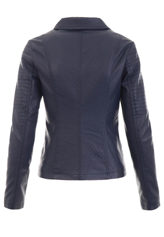 Damska Kurtka Ramoneska Sandra Granatowa