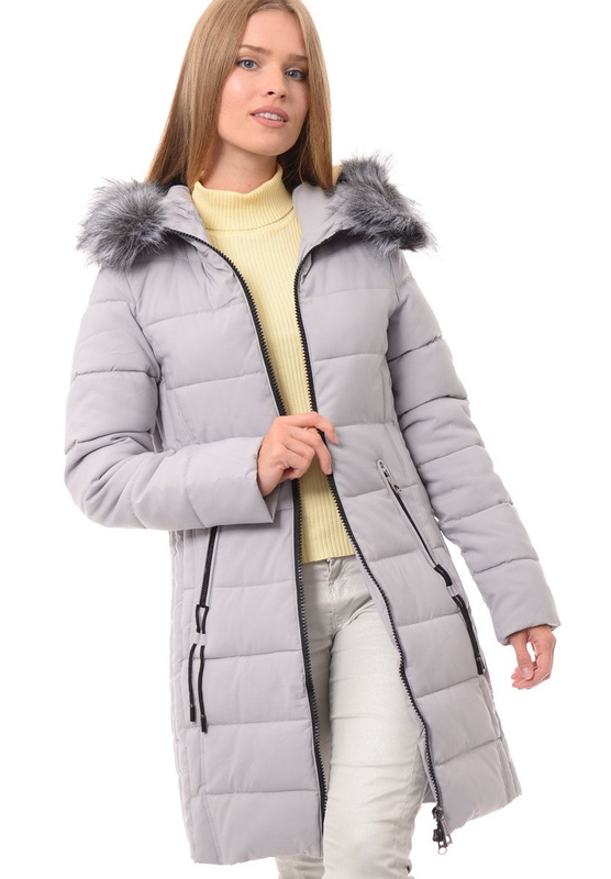 Kurtka Zimowa Karolina Szara