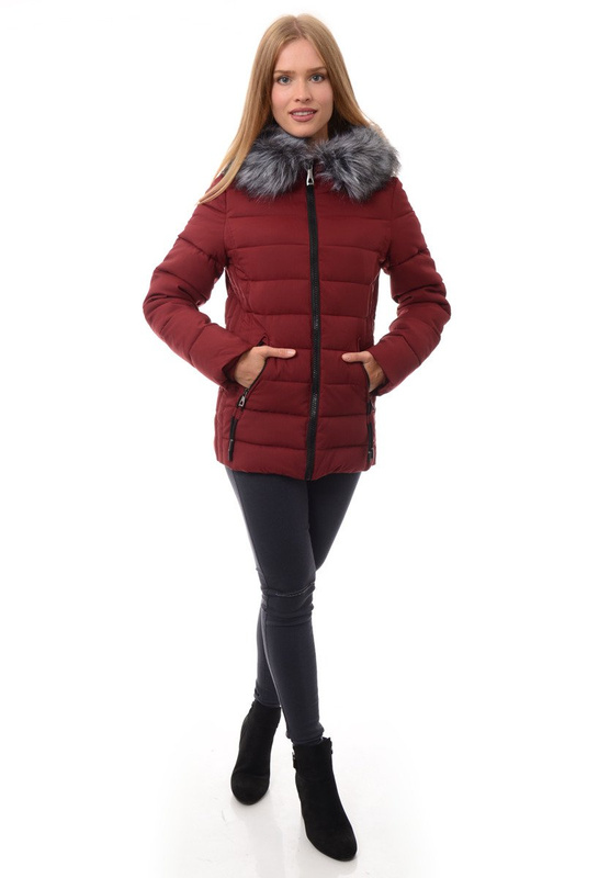 Kurtka Zimowa Zofia Bordowa