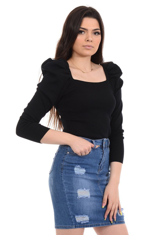 Damska Jenasowa Spódnica Niebieska