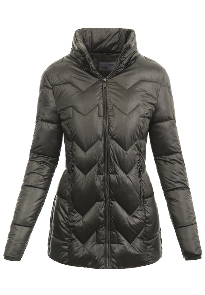 Damska Kurtka Zimowa Michalina Zielona