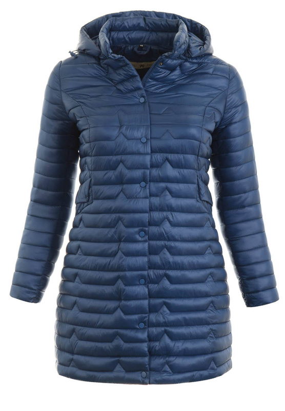 Damska Kurtka Ortalionowa Wiosenna Romana Niebieska