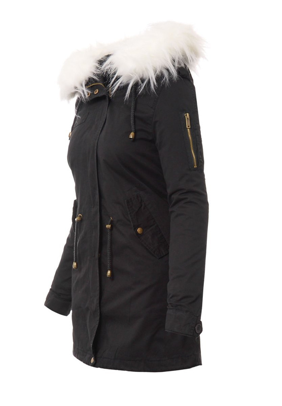 Parka Zimowa 2w1 Czarna