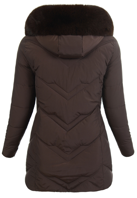 Damska Kurtka Ortalionowa Jadwiga Brązowa