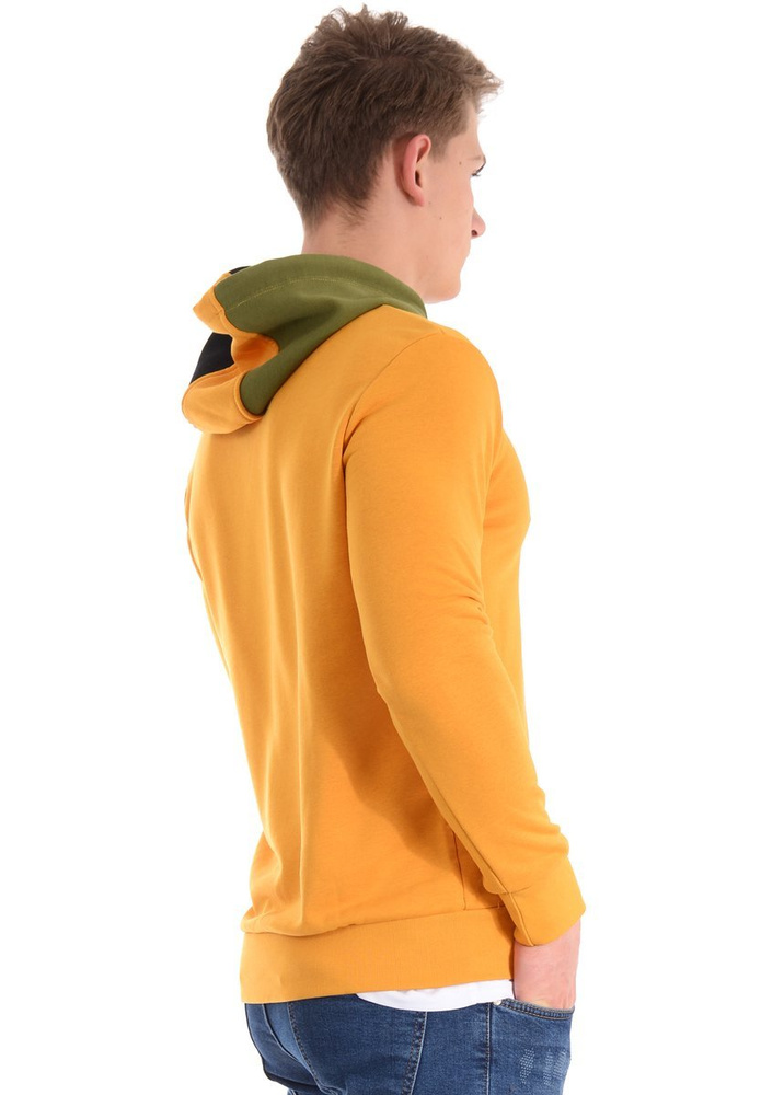 Męska Bluza Z Kapturem Camel