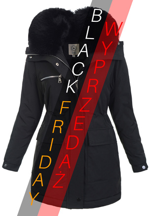 Parka Zimowa Parka Oxana Czarna