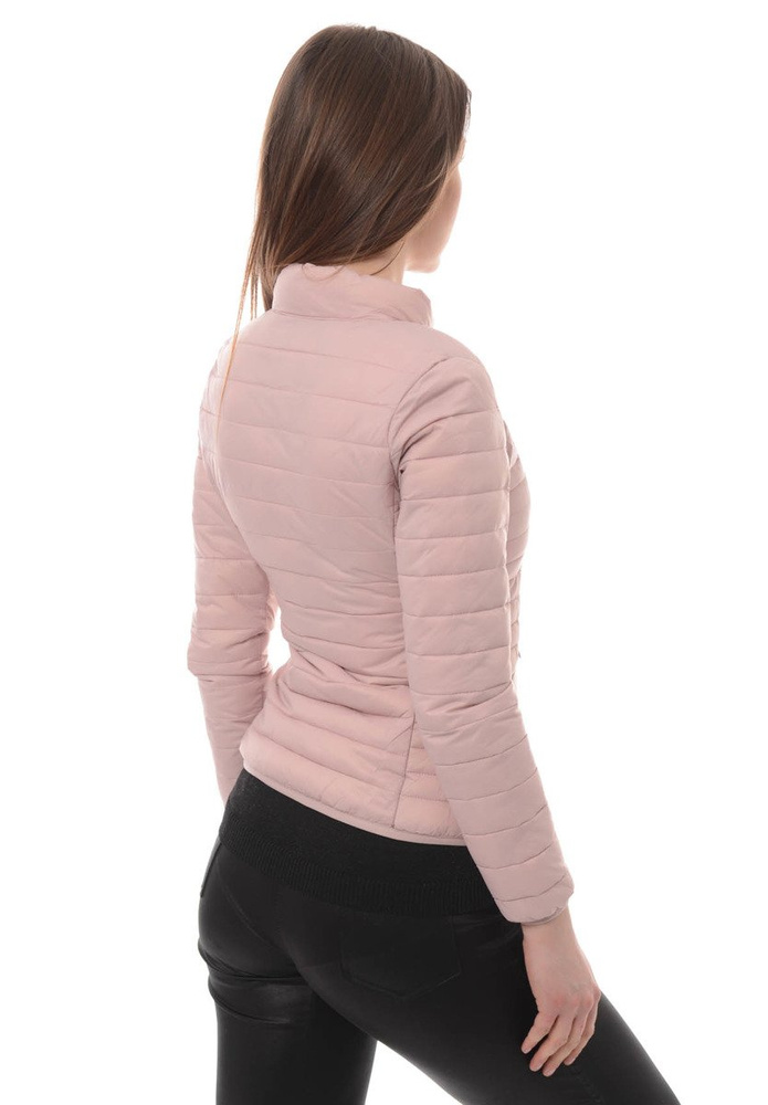 Damska Wiosenna Kurtka Różowa