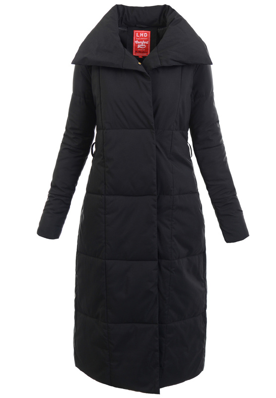 Damska Kurtka Ortalionowa Długa Noemi Czarna