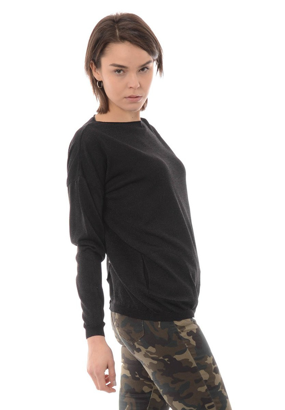 Damska Bluzka Oversize Czarna