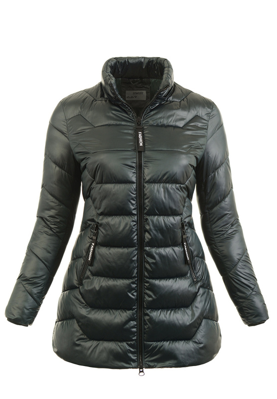 Damska Kurtka Ortalionowa Jagoda Zielona