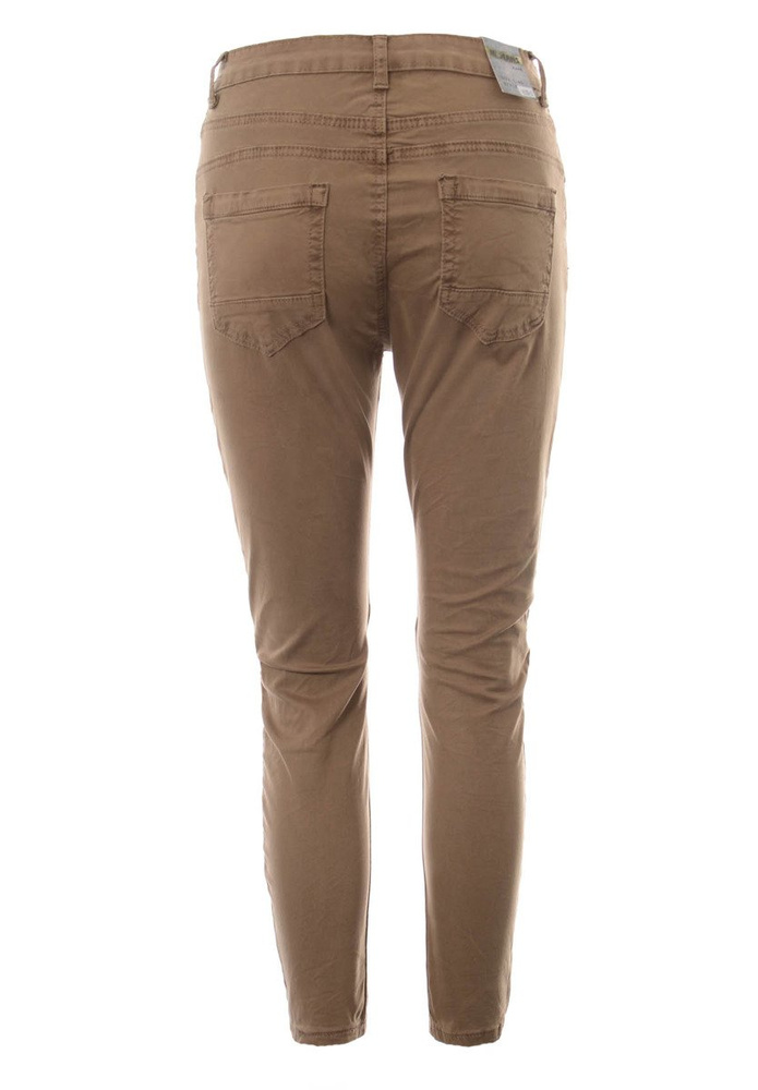 Damskie Spodnie Jeansy Boyfriend Beżowe