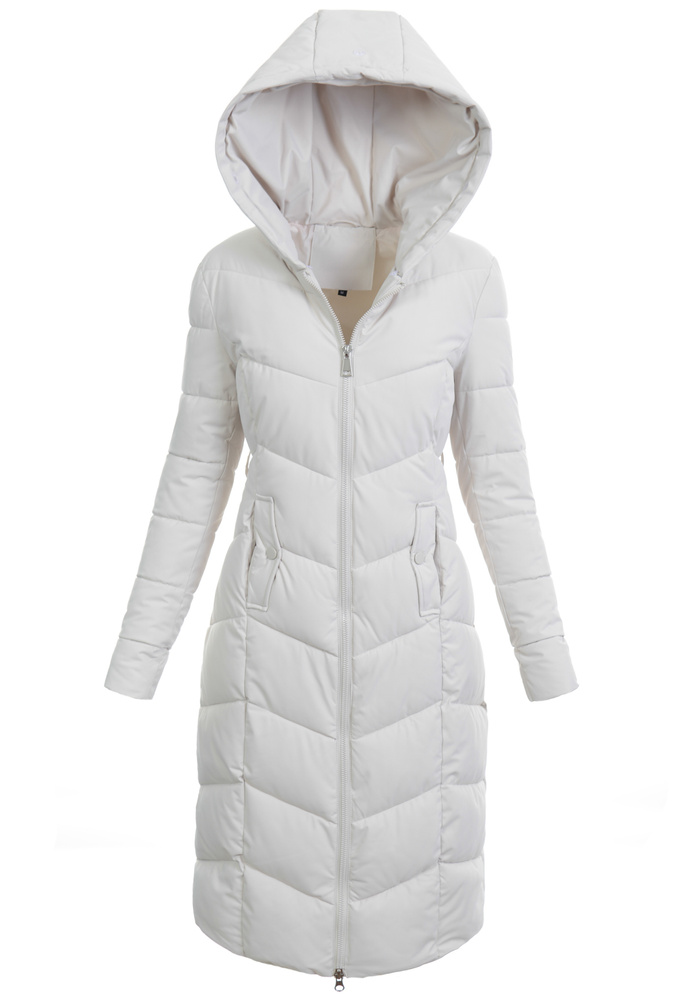 Damska Kurtka Zimowa Hana Ecru
