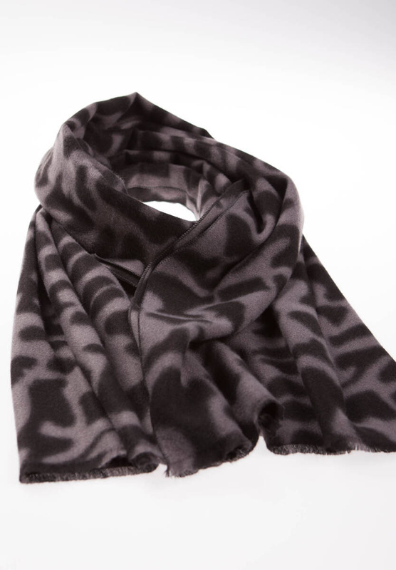 Szal Damski Szary W Panterkę