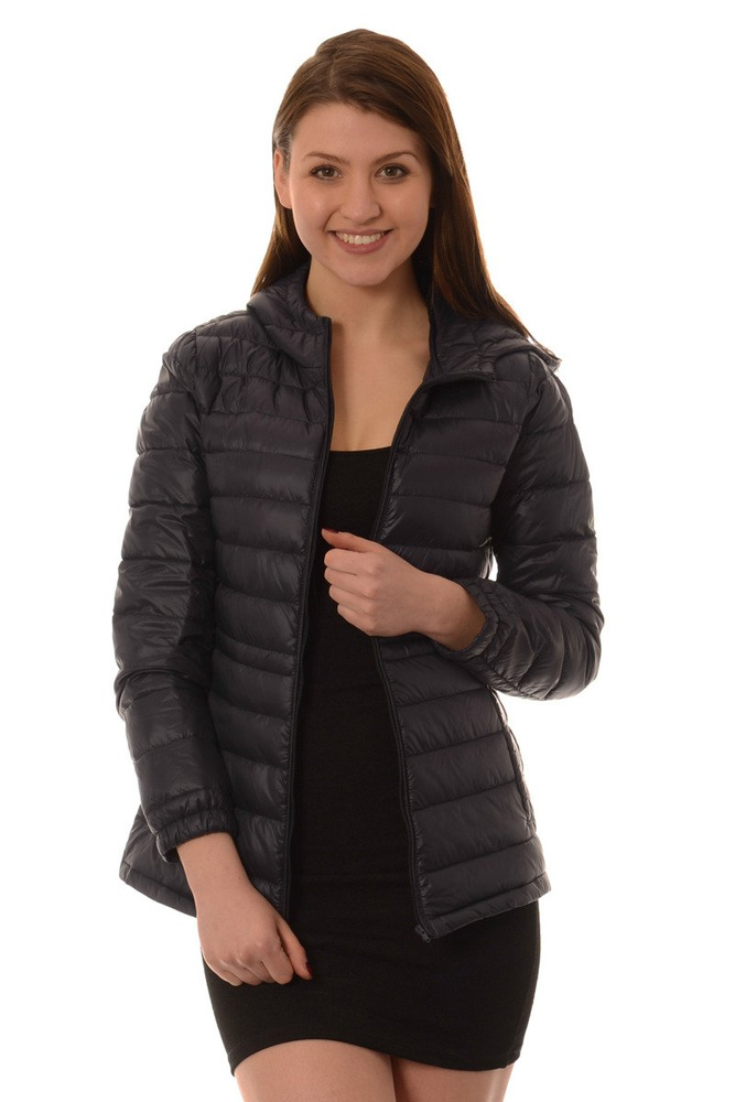 Damska Przejściowa Kurtka Puchowa Melani Granatowa