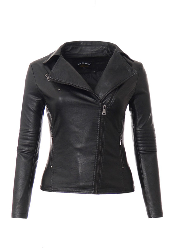 Damska Kurtka Ramoneska Aurelia Czarna