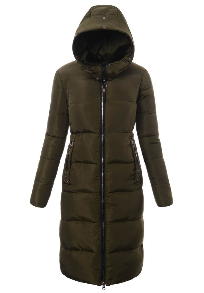 Damska Zimowa Kurtka Ortalionowa Stefania Khaki