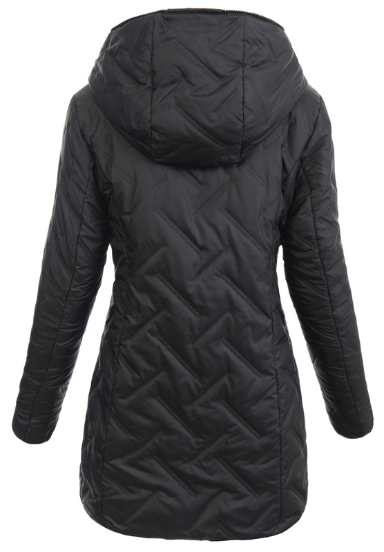 Damska Kurtka Dwustronna Zimowa Damiana Czarna