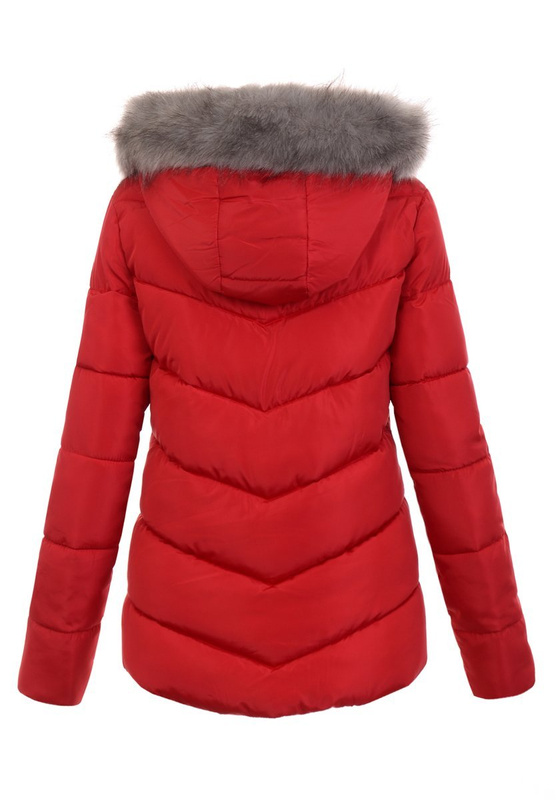 Damska Kurtka Zimona Aleksandra Czerwona