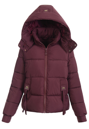 Damska Kurtka Zimowa Honorata Bordowa