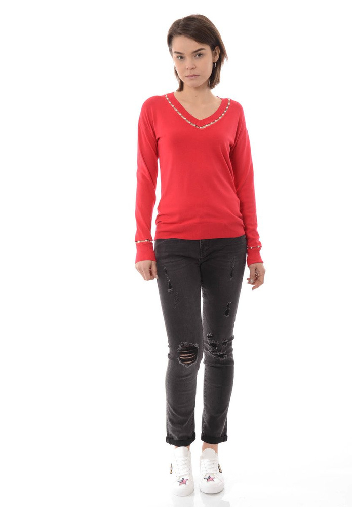 Damska Bluzka Czerwona