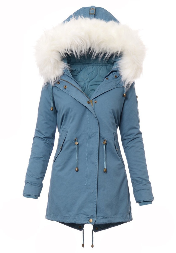 Parka Zimowa 2w1 Niebieska