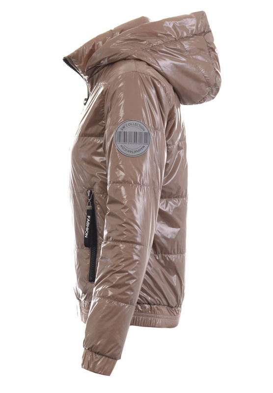 Damska Wiosenna Kurtka Lubomira Jasno Brązowa