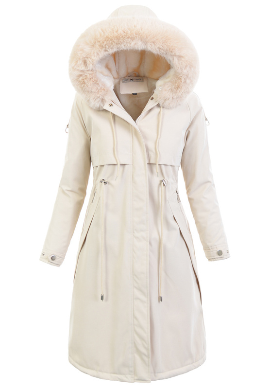 Damska Kurtka Parka Astrid Beżowa