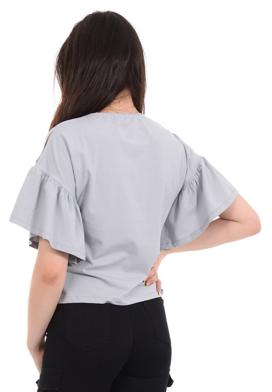 Damska Bluzka Szara