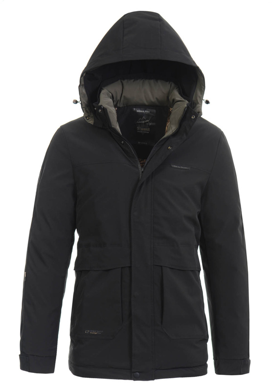 Męska Zimowa Kurtka Adrian Czarna