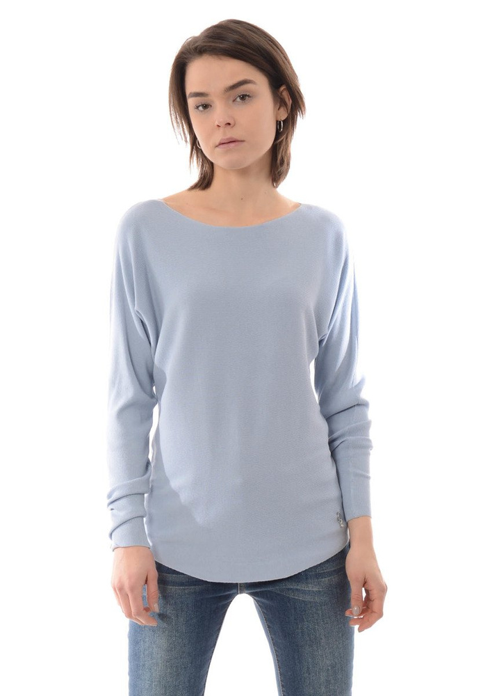 Damska Bluzka Oversize Błękitna