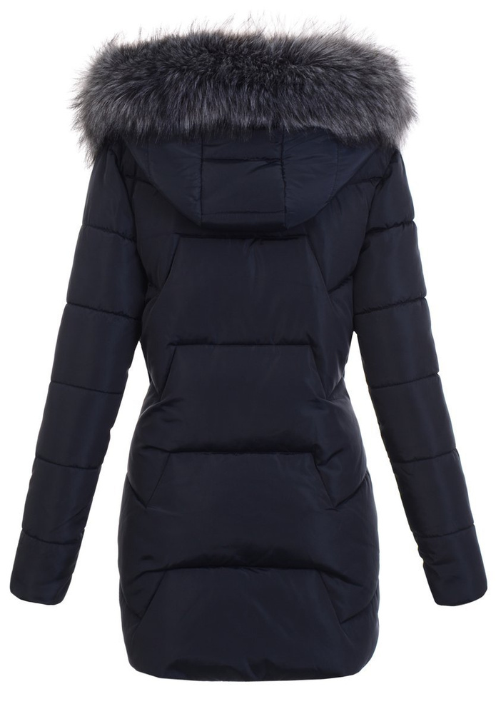 Damska Kurtka Ortalionowa Sara Granatowa