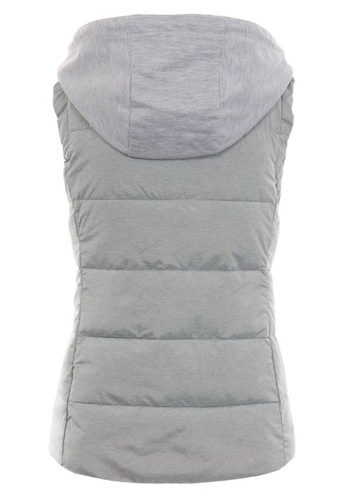 Damska Kamizelka Bezrękawnik Renata Szaro-Zielona