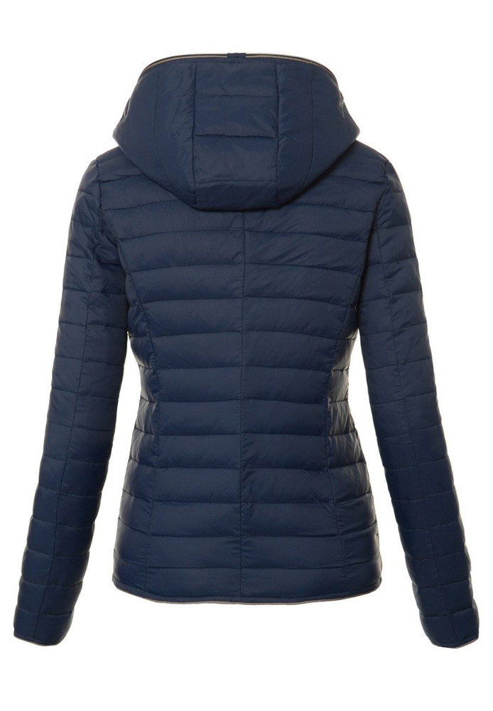 Damska Kurtka Ortalionowa Jesienna Raisa Granatowa