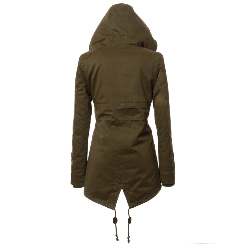 Damska Parka Kurtka Wiosenno Zimowa 2w1 Benita Zielona