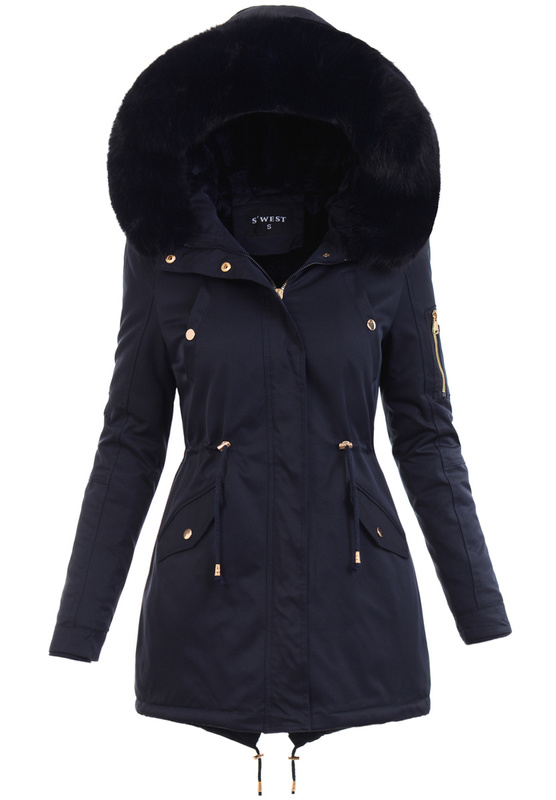 Parka Zimowa Anastazja Granatowa