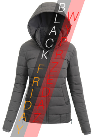 Damska Kurtka Zimowa Bernadeta Szara