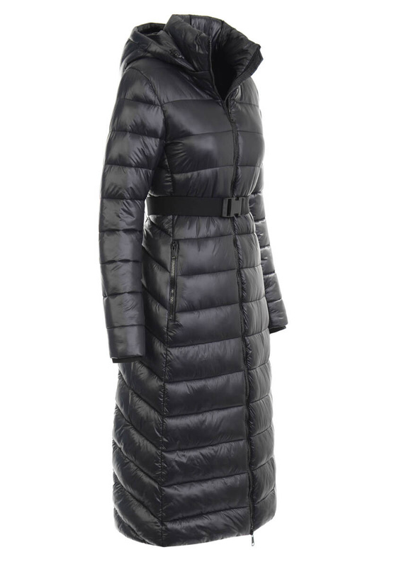 Damska Kurtka Ortalionowa Długa Felicja Czarna