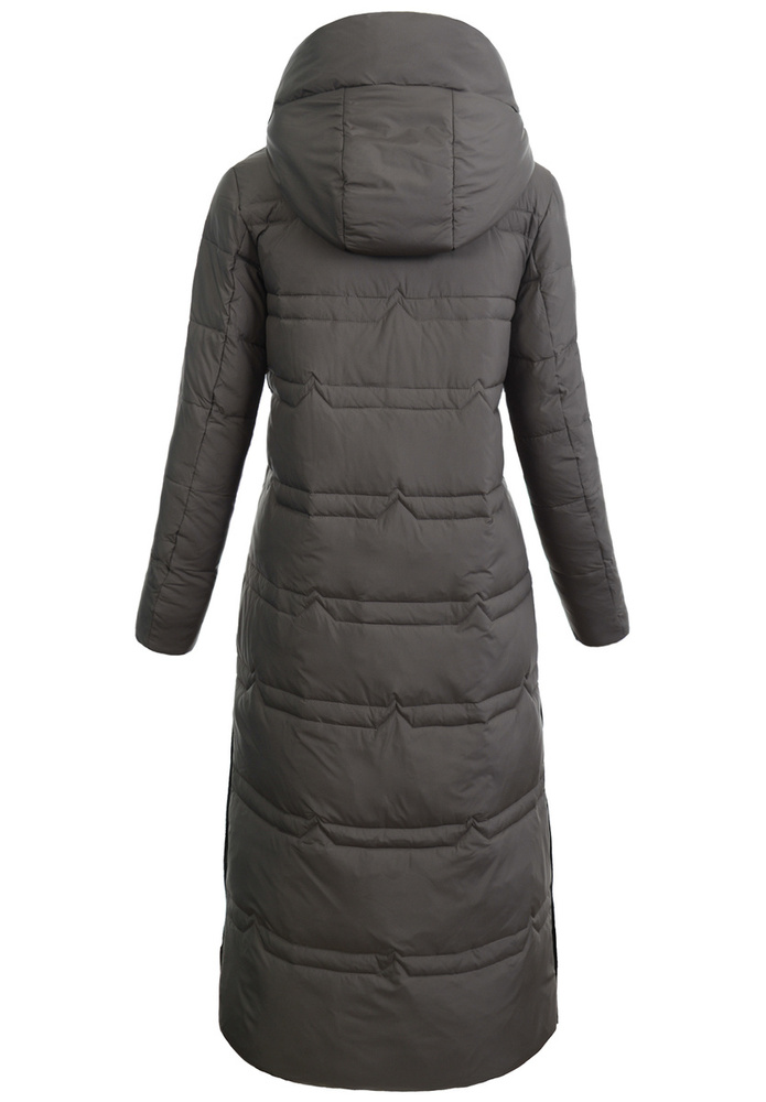 Damska Kurtka Ortalionowa Długa Nina Brązowa