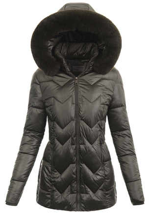 Damska Kurtka Zimowa Michalina Zielona