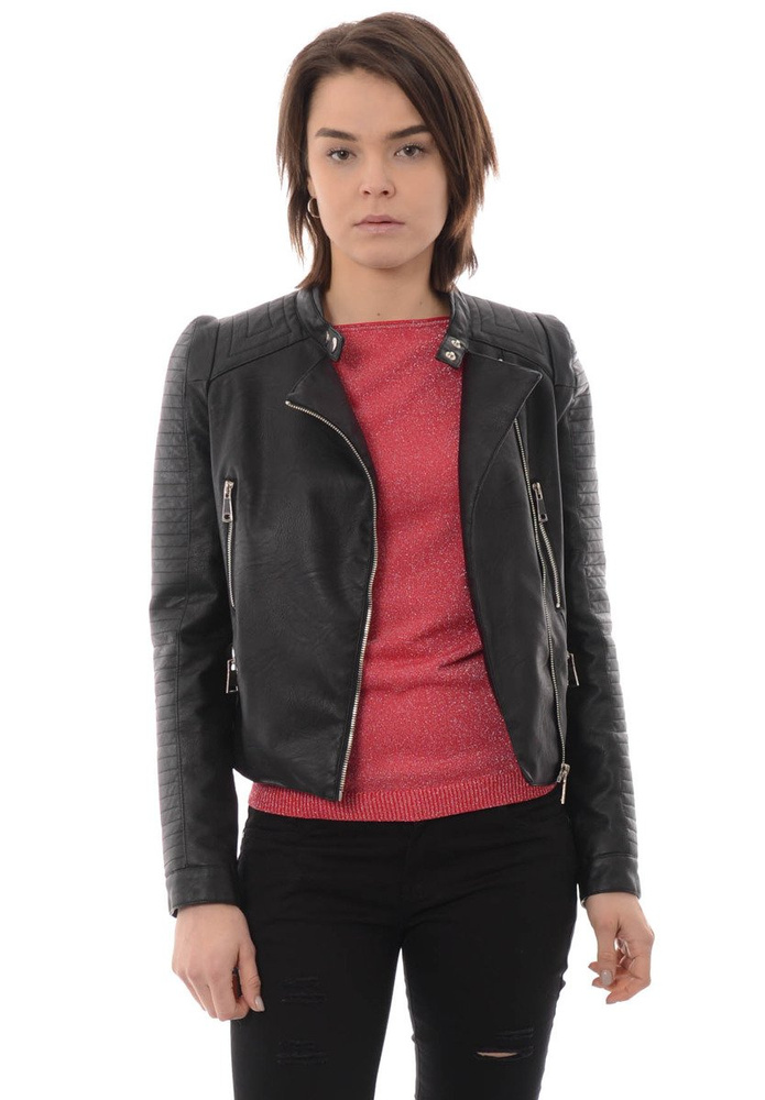 Rewelacyjna Damska Kurtka Ramoneska Betina Czarna