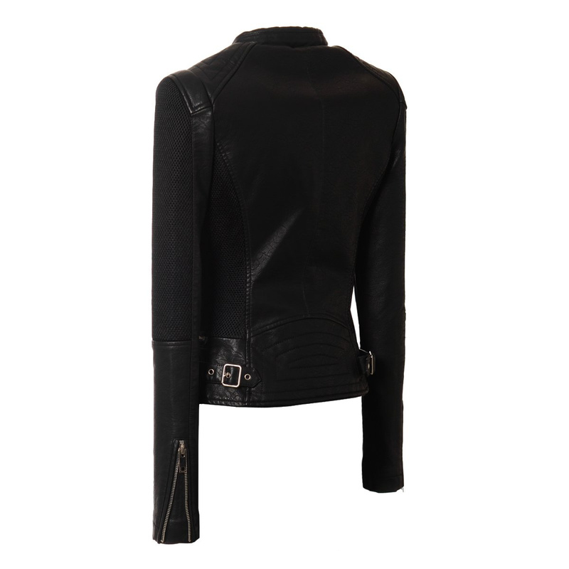 Damska Kurtka Ramoneska Czarna