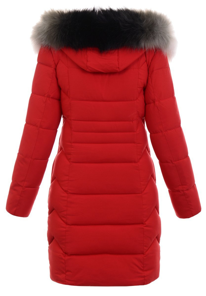 Damska Kurtka Zimowa Czerwona