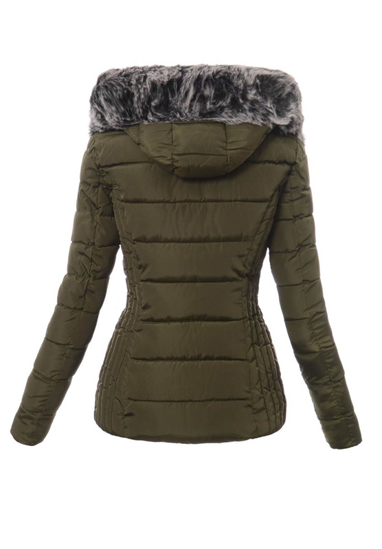 Damska Zimowa Kurtka Ortalionowa Margaret Zielona