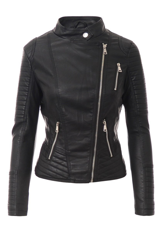 Damska Kurtka Ramoneska Zuzanna Czarna