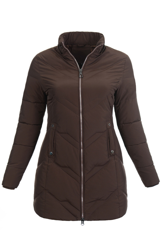 Damska Kurtka Ortalionowa Jadwiga Brązowa