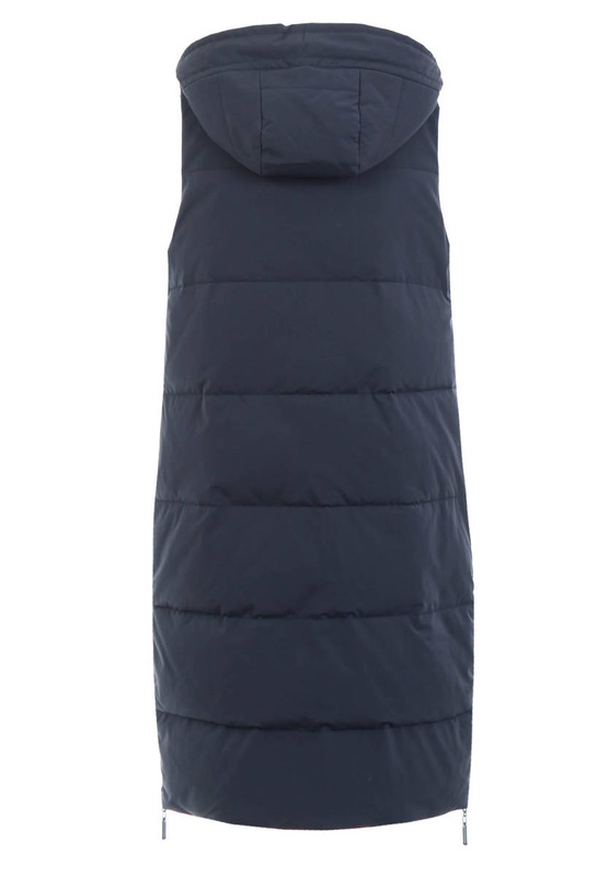 Damska Kamizelka Bezrękawnik Sylwia Granatowy