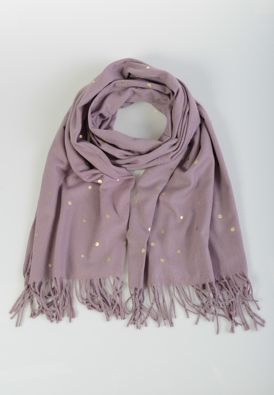 Szal Damski Fioletowy