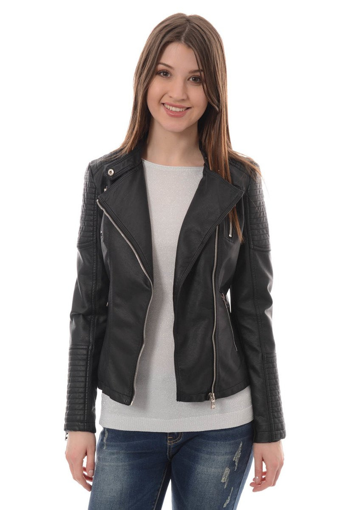 Rewelacyjna Damska Kurtka Ramoneska Wenus Czarna